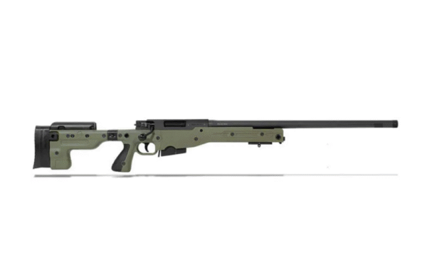 Accuracy International AT 6.5 Creedmoor 24" Threaded Folding Stock Sage Green Rifle ATR6524FOGR