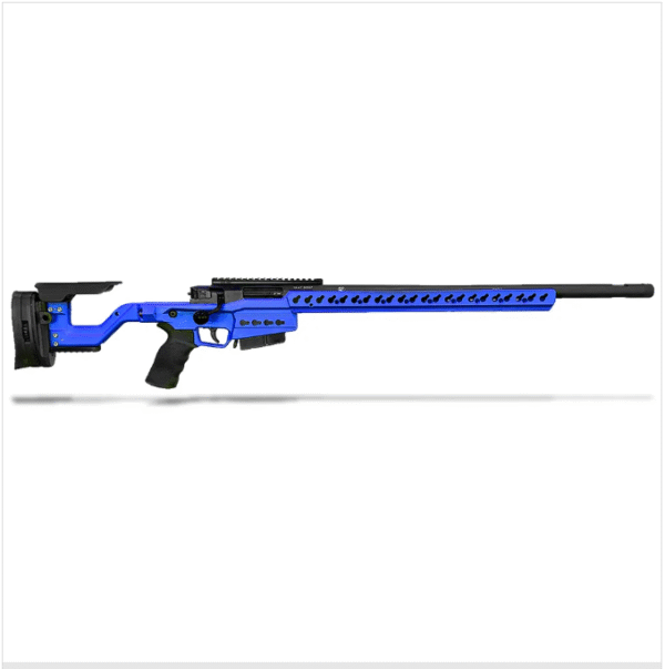 Accuracy International AT-X 6.5 Creedmoor NRA Blue 24" 5/8"-24 Threaded Fixed Stock Rifle 29824B2-FI-65C-24
