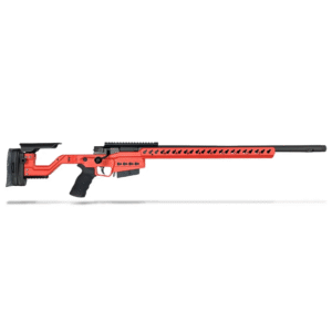 Accuracy International AT-X 6.5 Creedmoor Red 24" 5/8"-24 Threaded Fixed Stock Rifle 29824R2-FI-65C-24